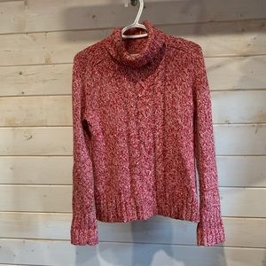 Cherokee | Red and White Cable Knit Sweater